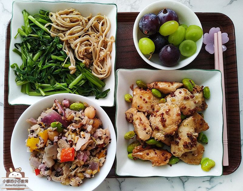 蔾麥毛豆雞丁〞簡易的低醣減脂主菜~