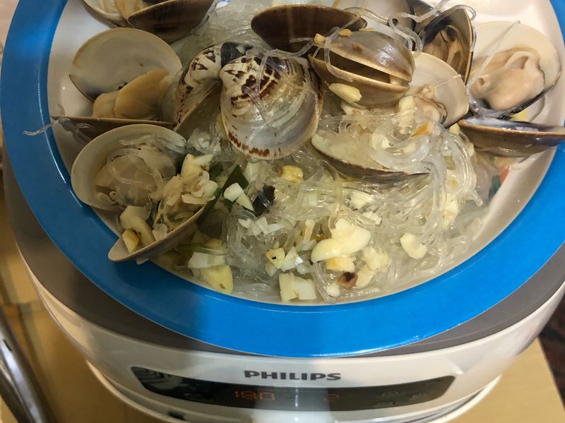 飛利浦氣炸鍋HD9642》蛤蜊冬粉