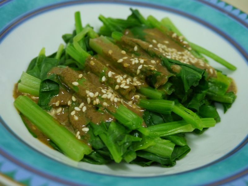 芝麻拌菠菜