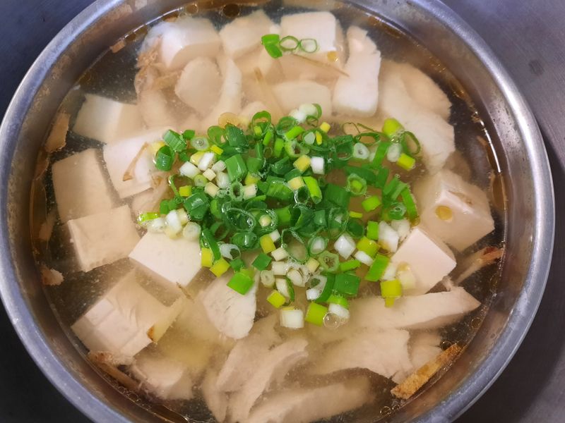 薑絲豆腐魚片湯(電鍋料理)