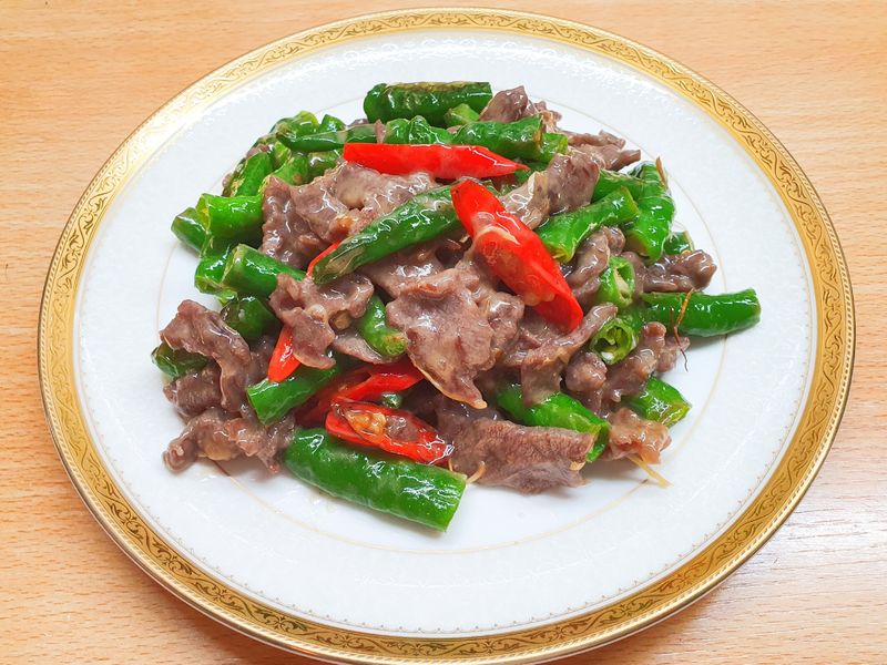 青龍辣椒炒牛肉