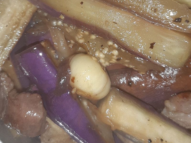 猪肉炒茄子