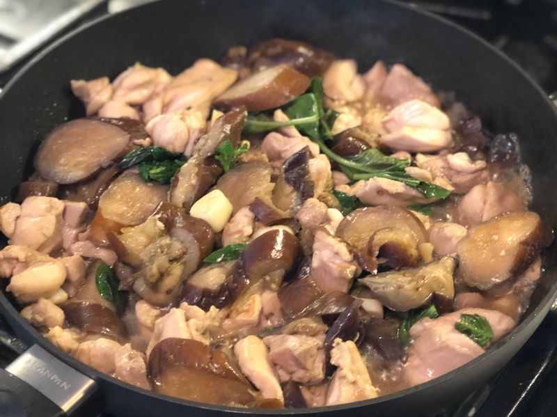 魚香茄子炒雞肉🐔🍆