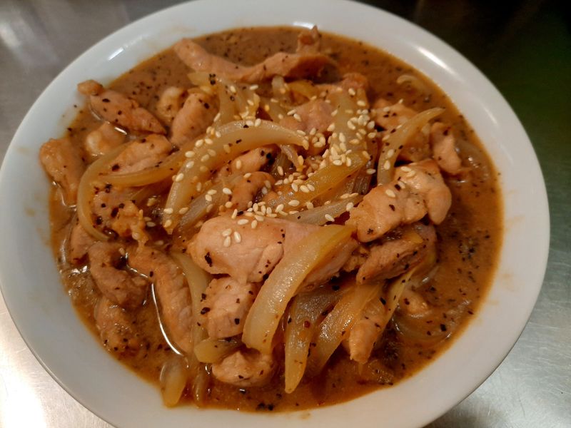 黑胡椒豬柳