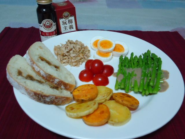 【梅狀元陳醋老梅膏】~鮪魚活力蛋早午餐