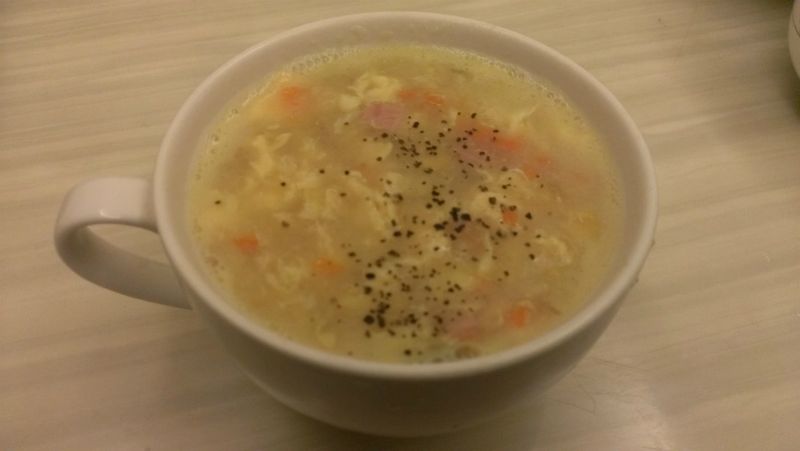 [博客] 火腿玉米蛋花濃湯