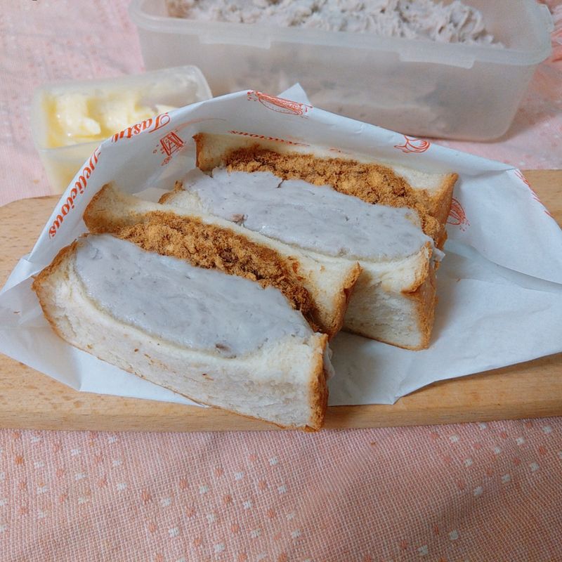 芋泥肉鬆吐司
