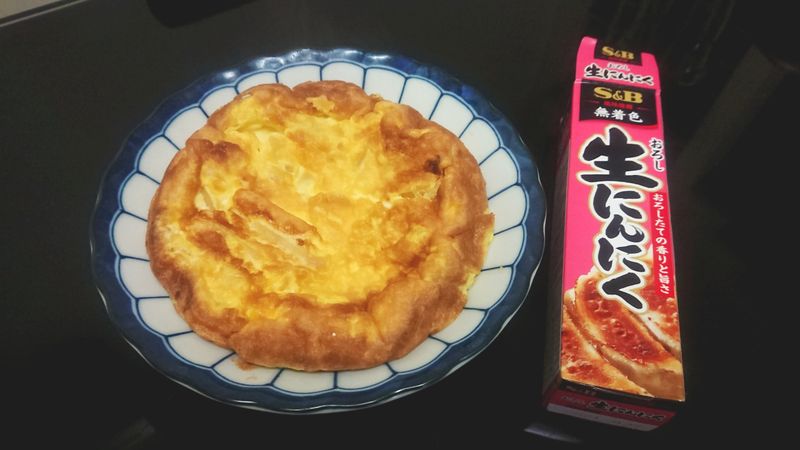 蒜味薯條煎蛋餅