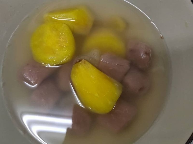 地瓜芋圓湯