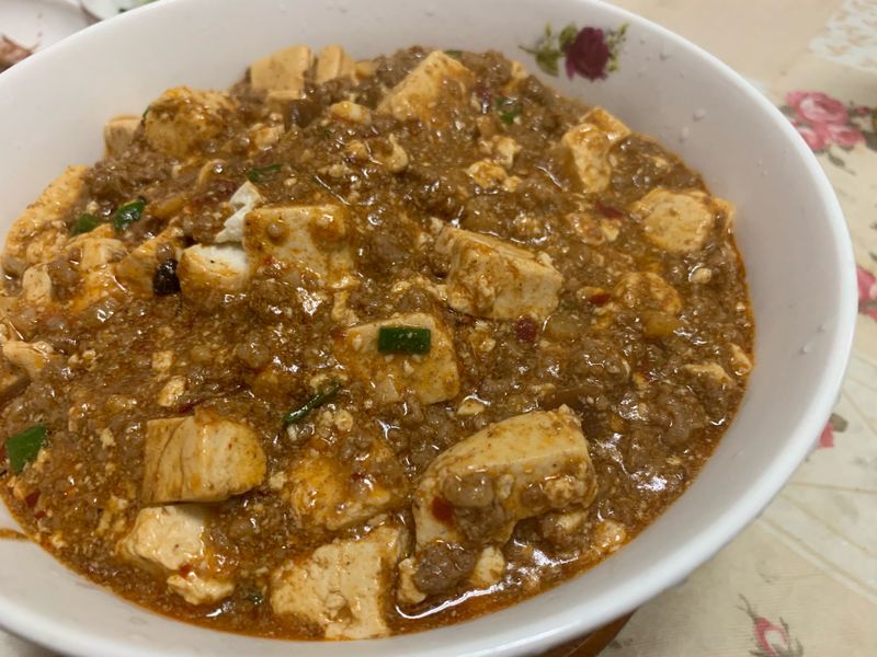 川味麻婆豆腐(牛絞肉版)