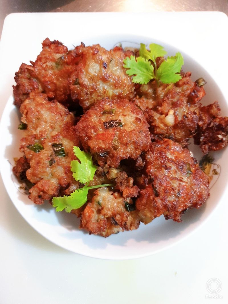 蔬菜肉餅