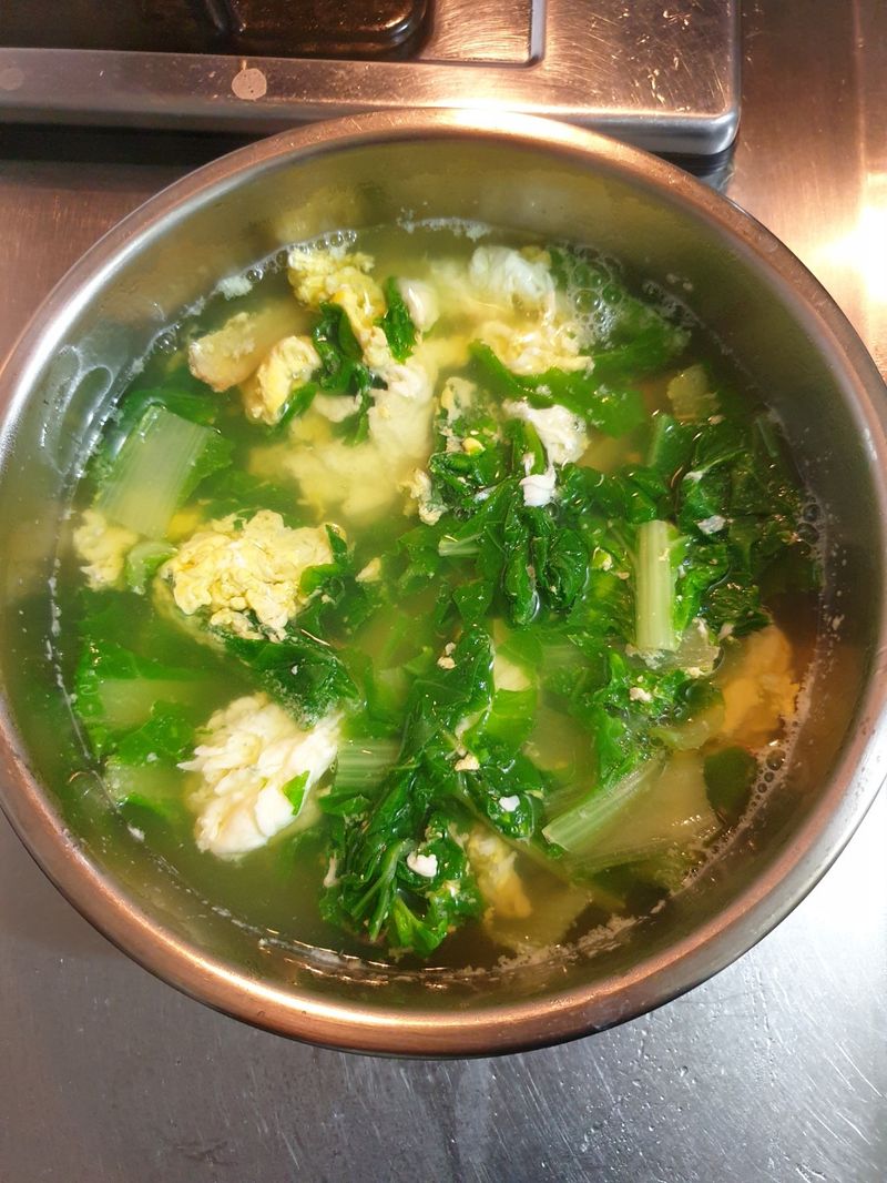 青菜蛋花湯
