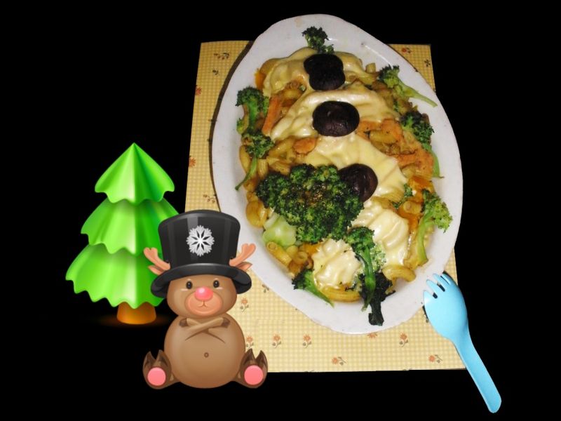 芝司樂 Merry Christmas 南瓜咖哩焗通心粉