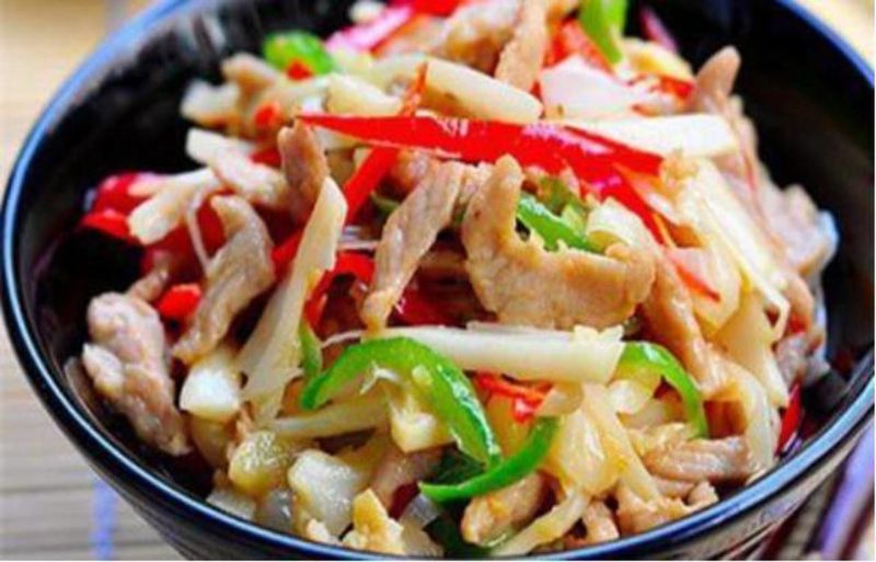 酸筍炒肉