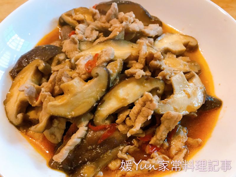 。醬燒肉絲。