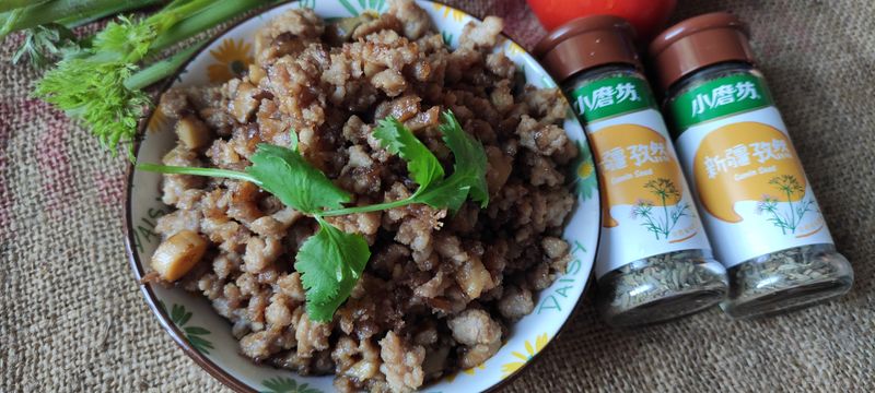 孜然香菇肉燥