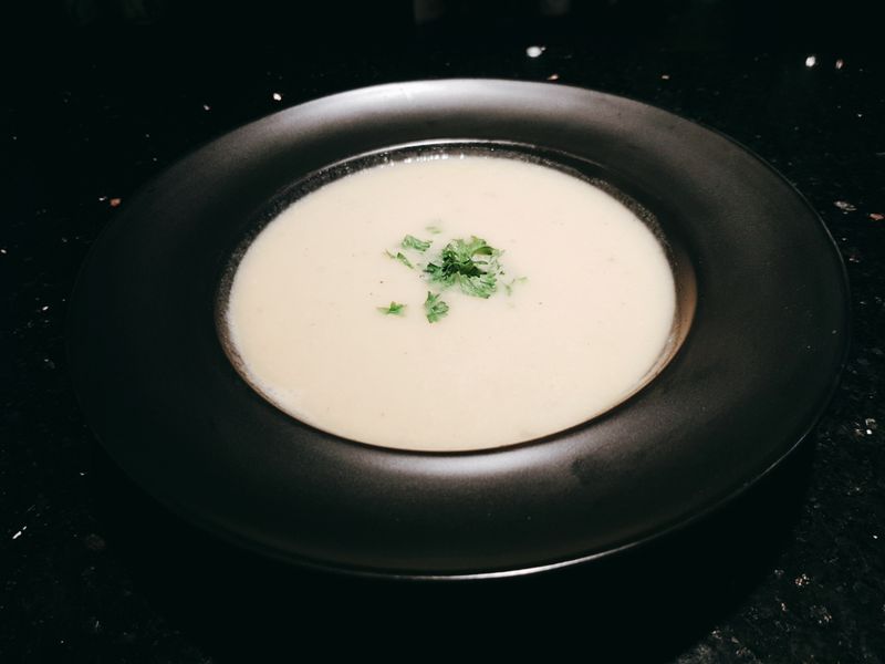 蟹味大蒜濃湯