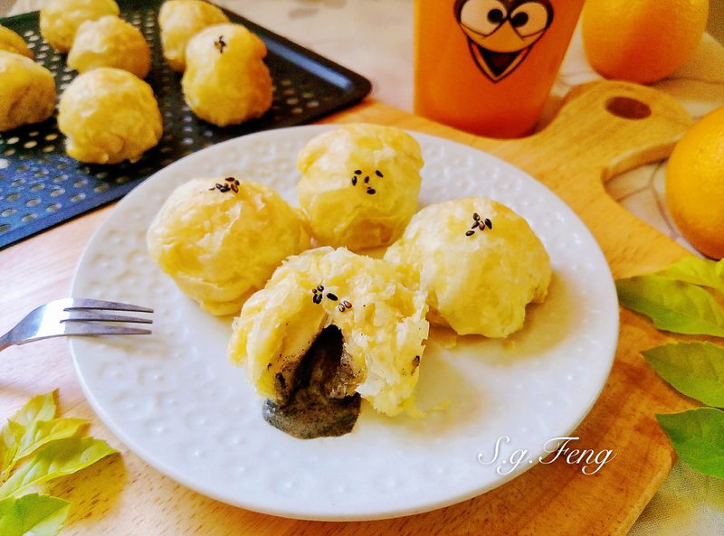 酥皮湯圓&酥皮芋丸[氣炸烤箱]