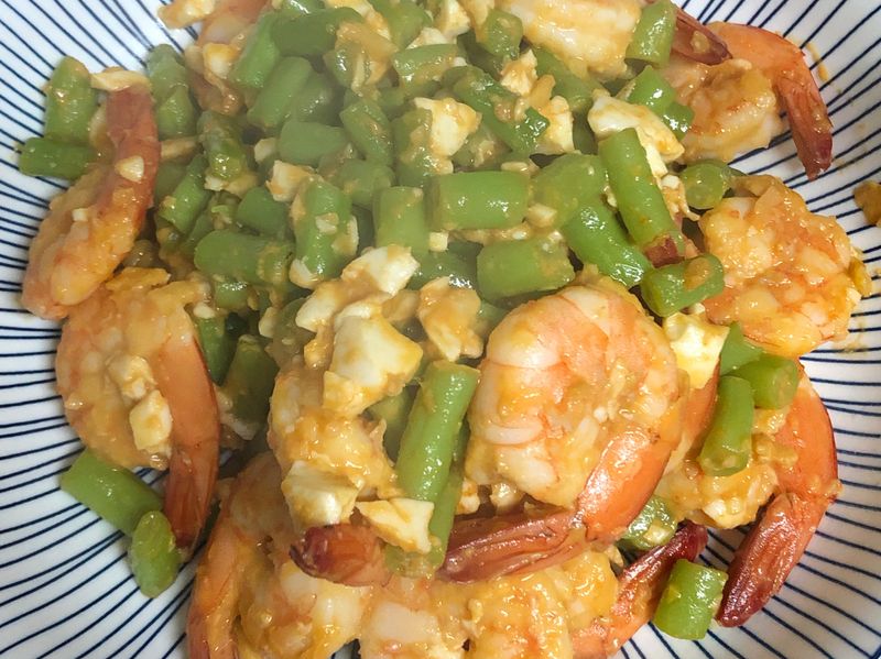四季豆鹹蝦仁