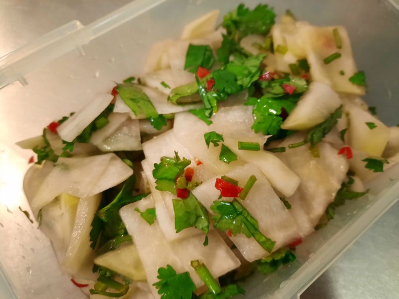 涼拌大頭菜(素食版)