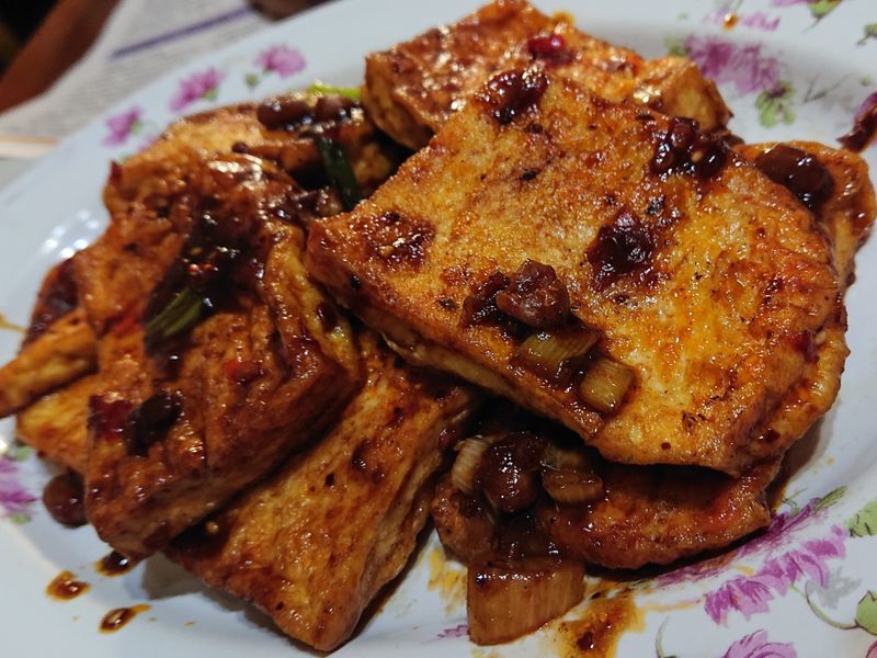 鐵板豆腐