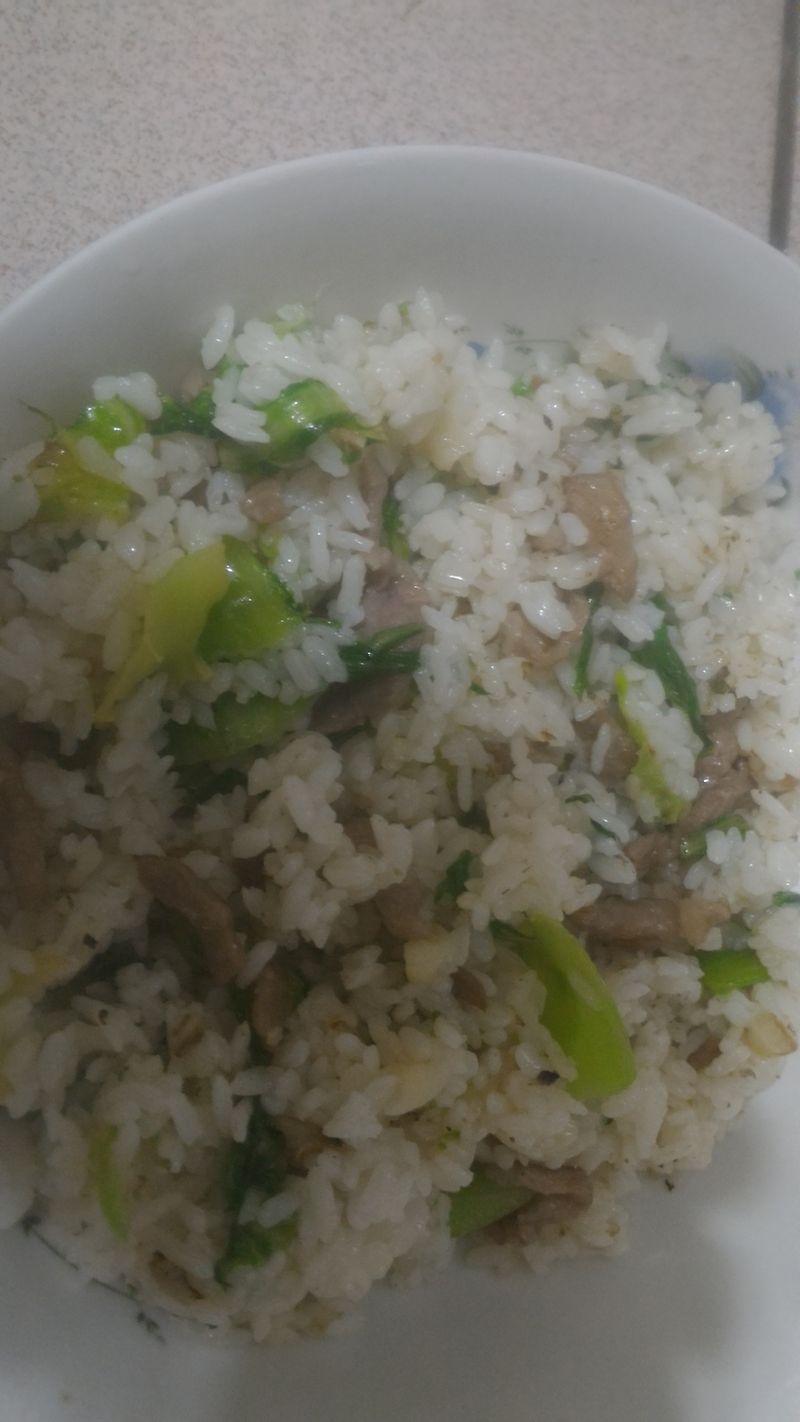 芥菜瘦肉炒飯