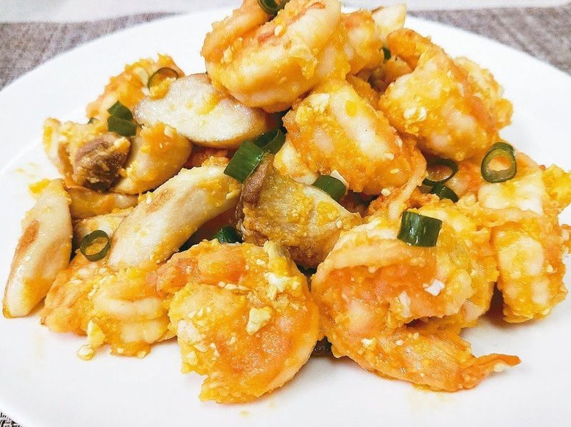 金沙蝦與菇