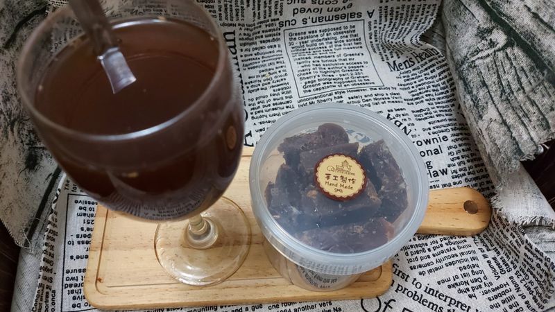 黑糖桂圓薑茶磚
