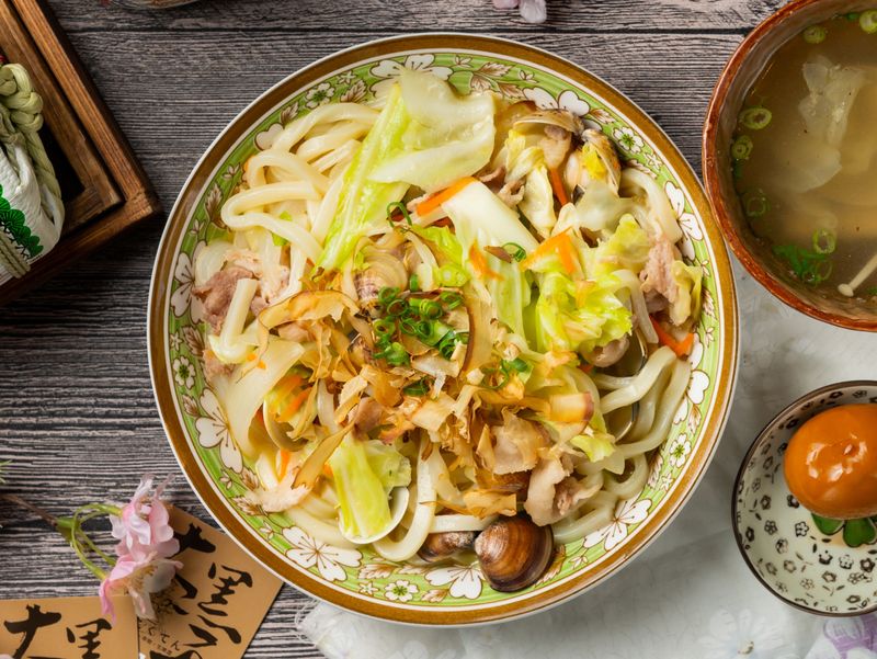 日式炒烏龍(簡單做料理)