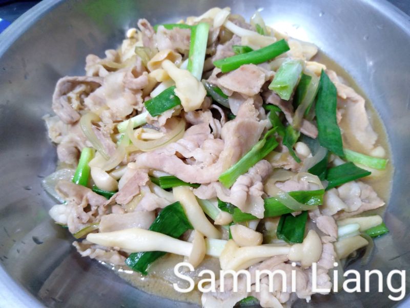 五花肉味噌燒