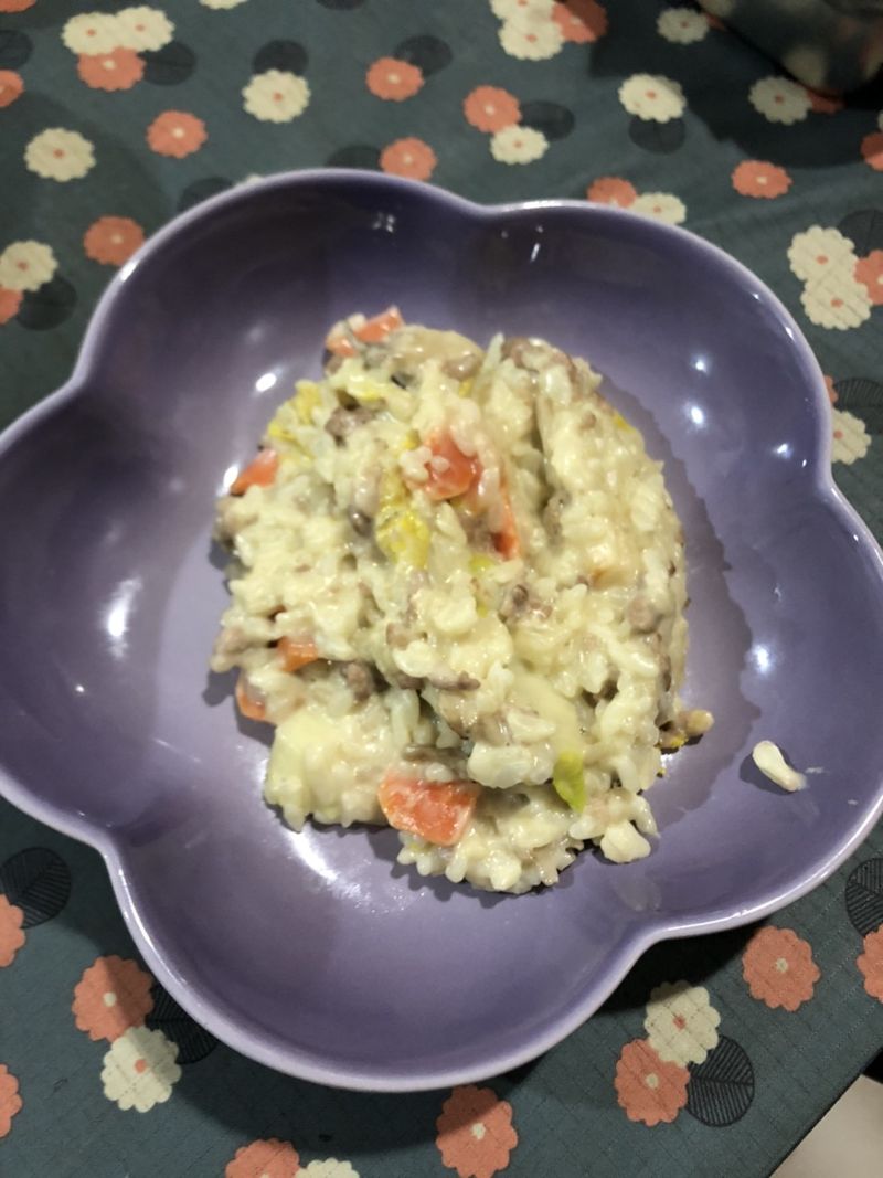 快速上桌!洋風味十足的奶油白醬燉飯