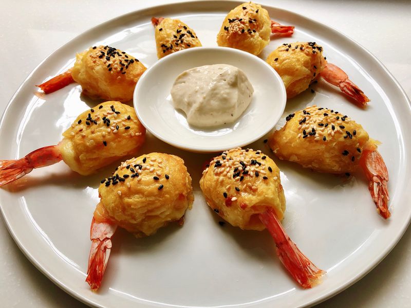 黃金酥皮起司蝦🍤