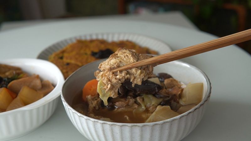 【蔬食老菜脯蔬菜湯】清爽甘美好滋味