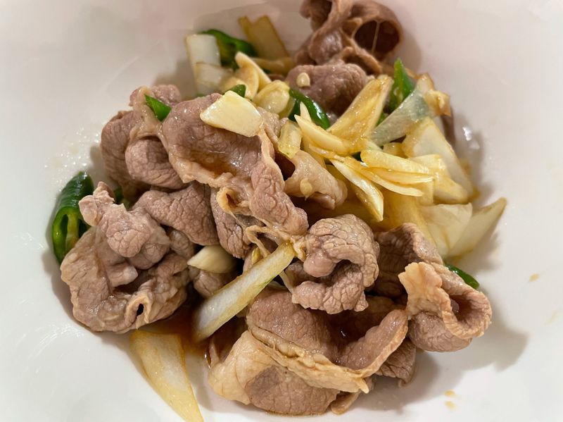 涼拌豬肉片