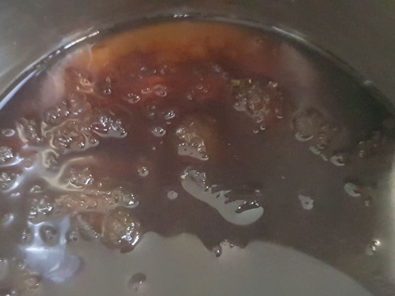 桃膠黑糖飲