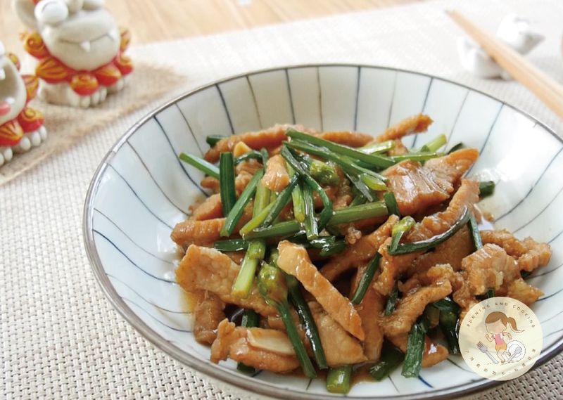 松阪豬炒韭菜花 ( 影片 )