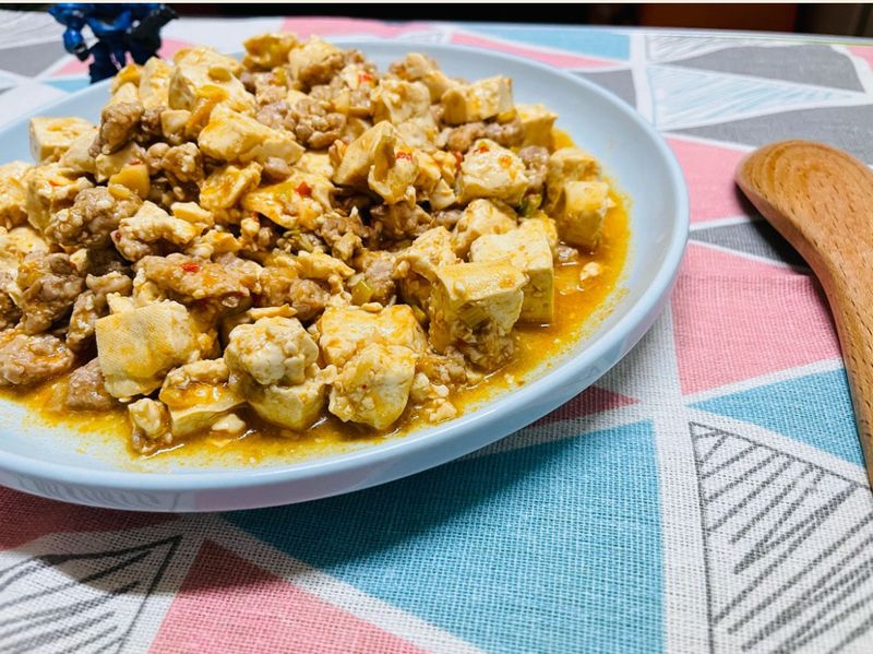 豆瓣醬炒豆腐
