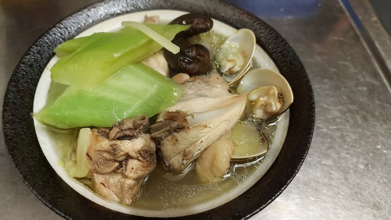 香菇蛤蜊刈菜雞