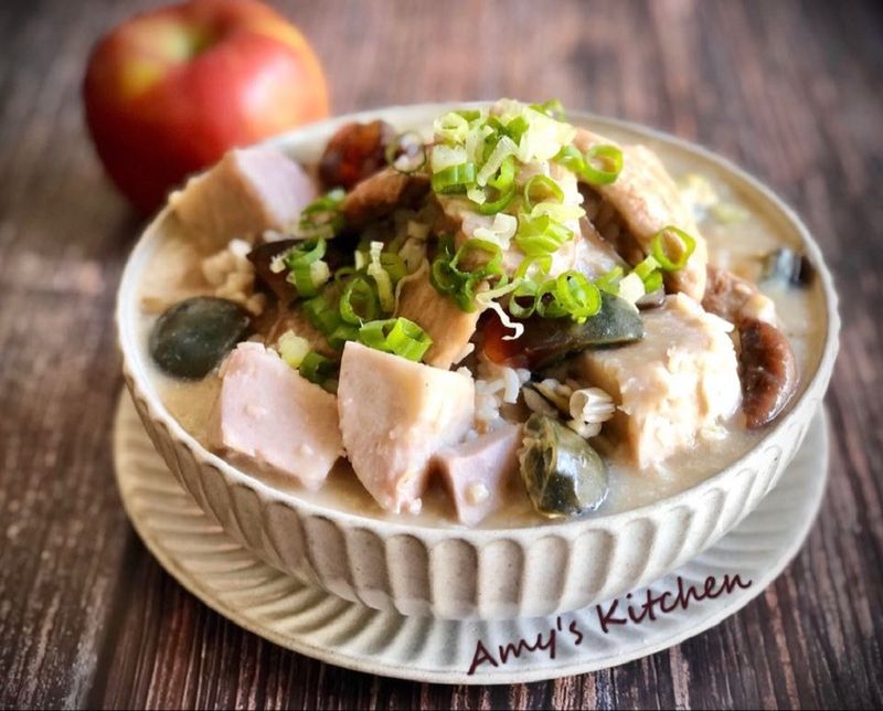 皮蛋瘦肉芋頭粥 (各種粥整理)