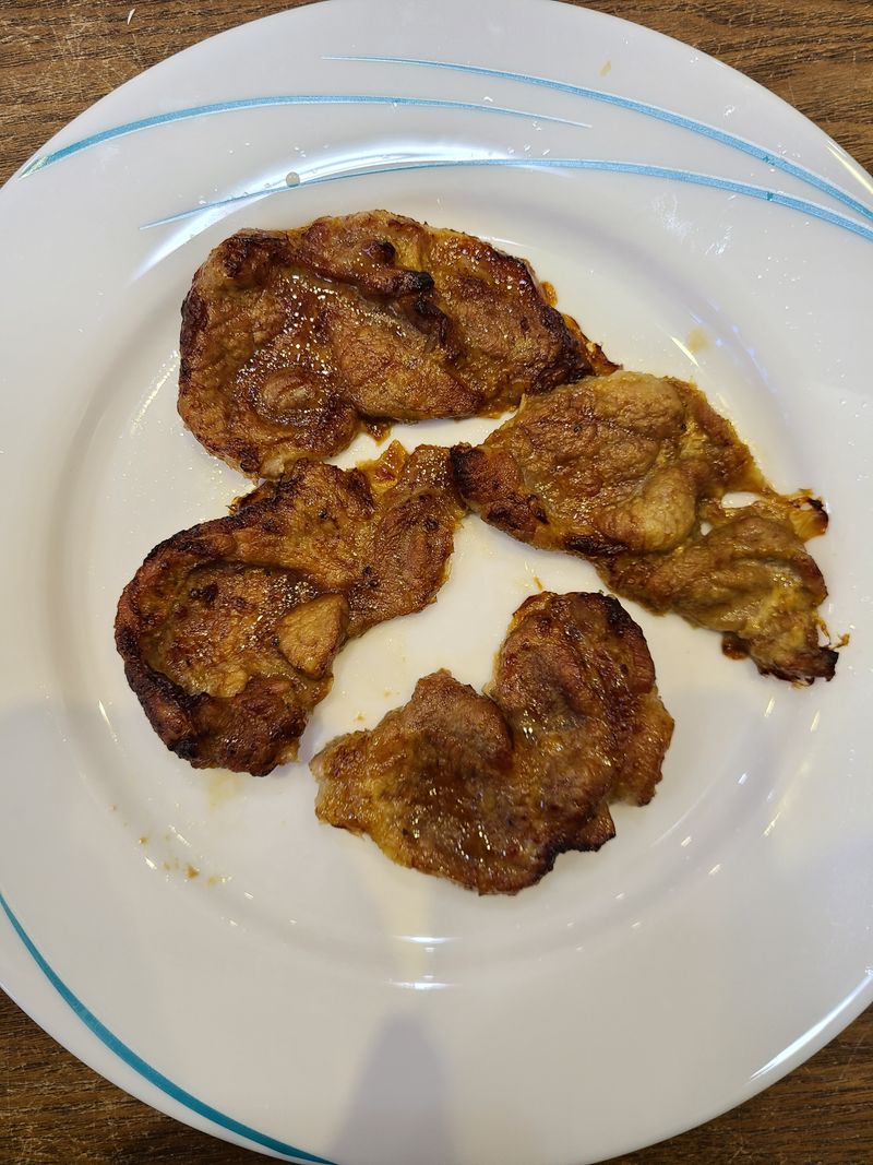 日式照燒醬烤梅花肉(飛利浦氣炸鍋)