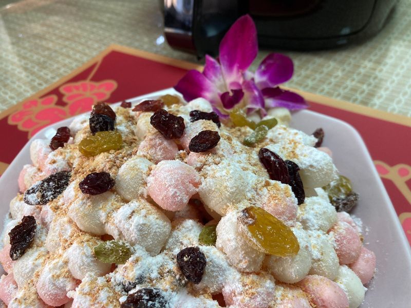 飛利浦氣炸鍋料理：炸湯圓