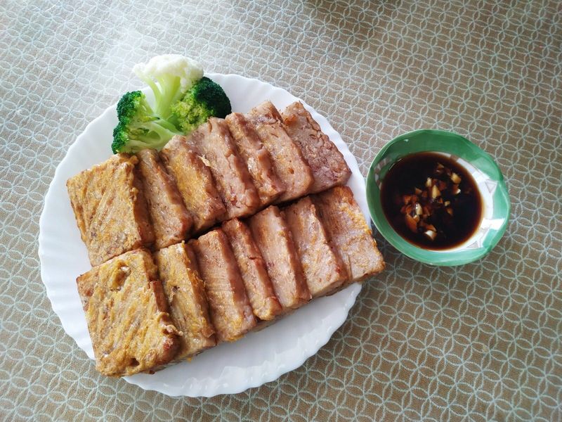 飛利浦氣炸鍋料理：蛋香芋頭粿
