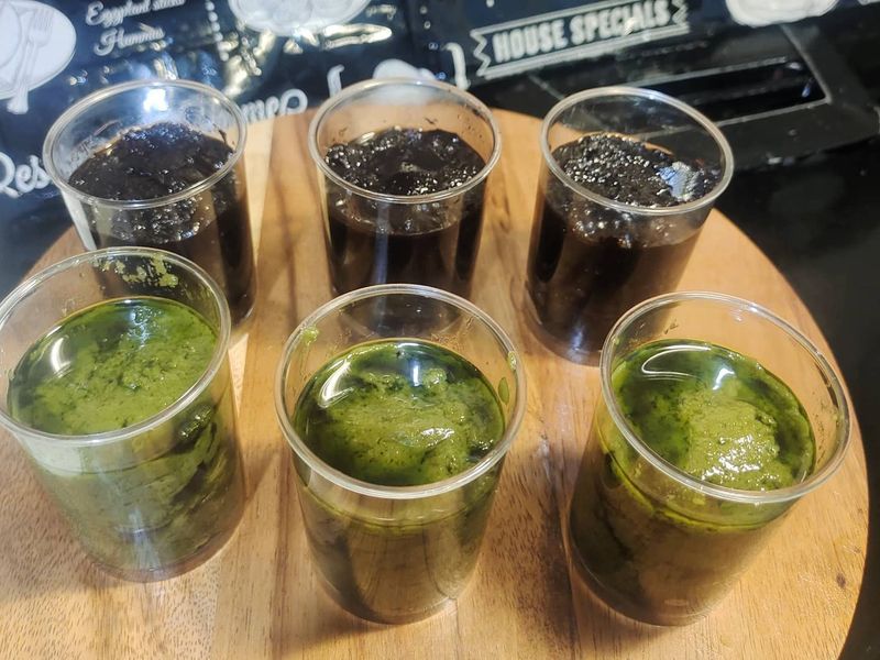 抹茶白巧克力凍糕