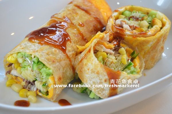 【10分鐘帶著走】鯖魚全麥蛋餅捲