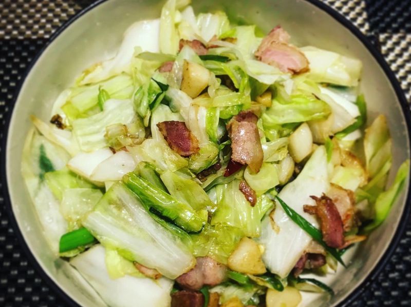 煙燻培根高麗菜