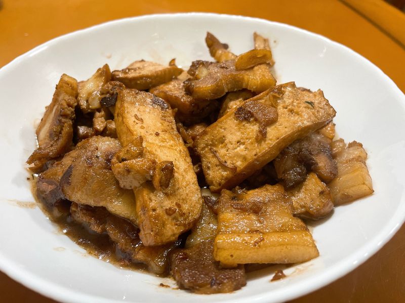 豆干豬五花
