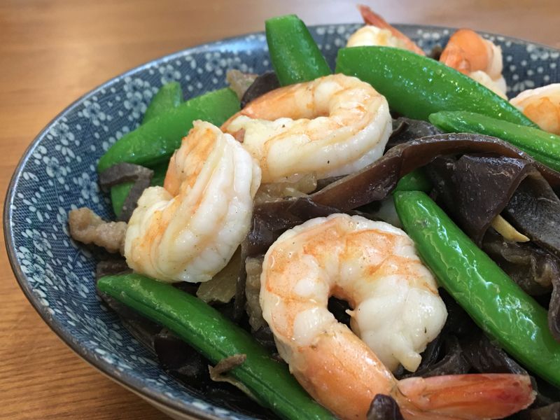 甜豆蝦仁