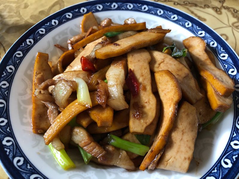 豆乾炒肉絲