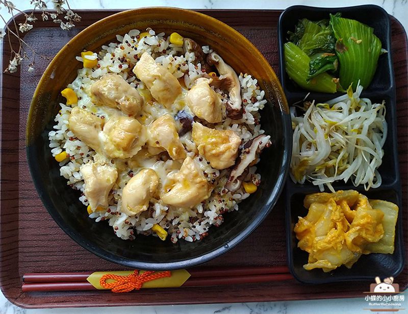 簡易親子丼★微波爐做低脂版親子丼