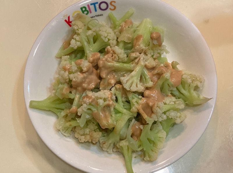 胡麻醬拌白花椰